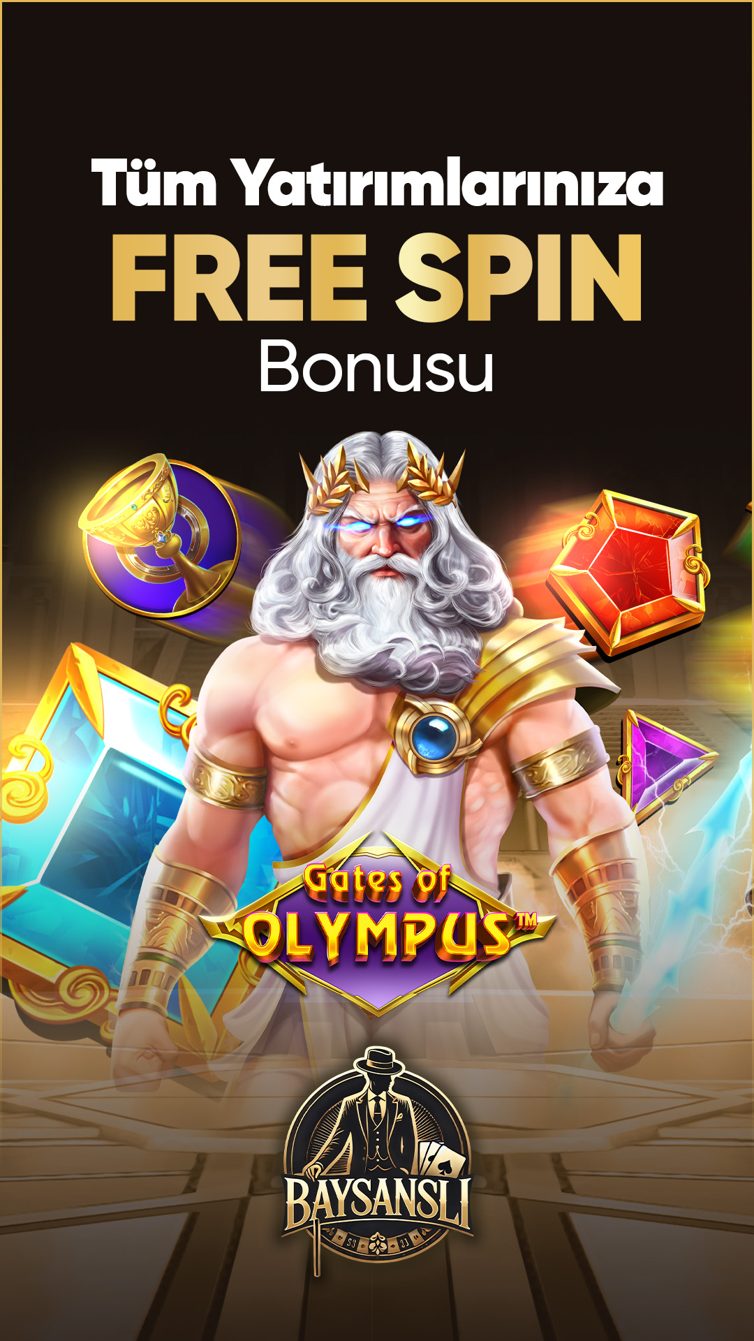 BaySansli_BaySansliArena_Tüm Yatırımlarınıza Freespın Bonus